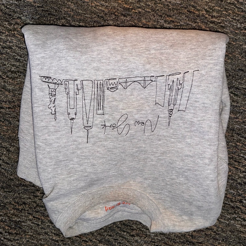 Gray New York Graphic Sweatshirt